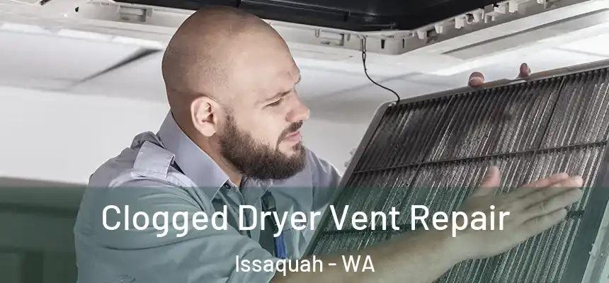 Clogged Dryer Vent Repair Issaquah - WA